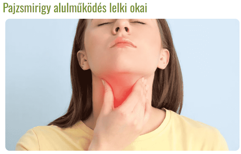 Pajzsmirigy alulműködés lelki okai